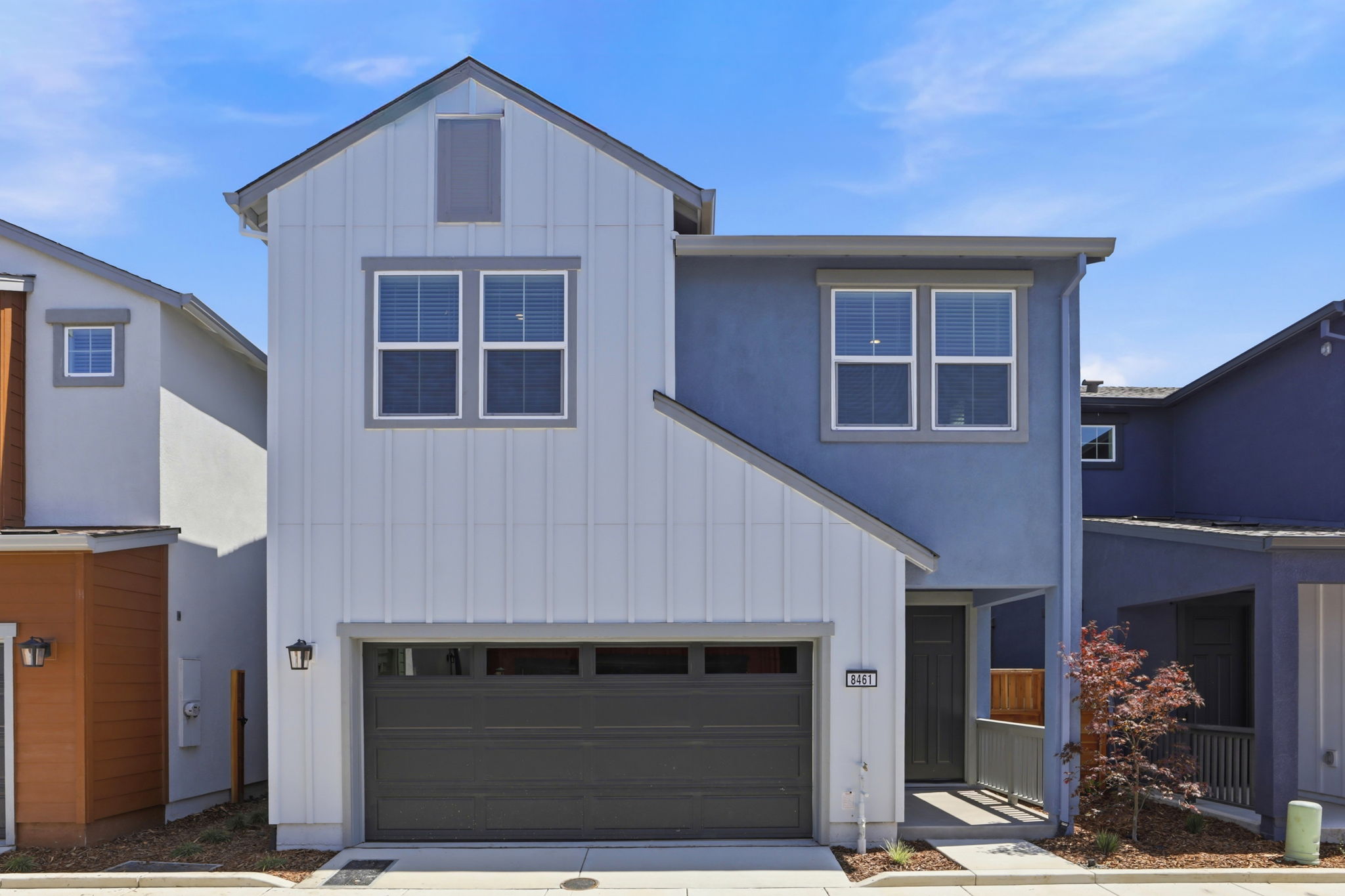 A house with garages and a garage.
