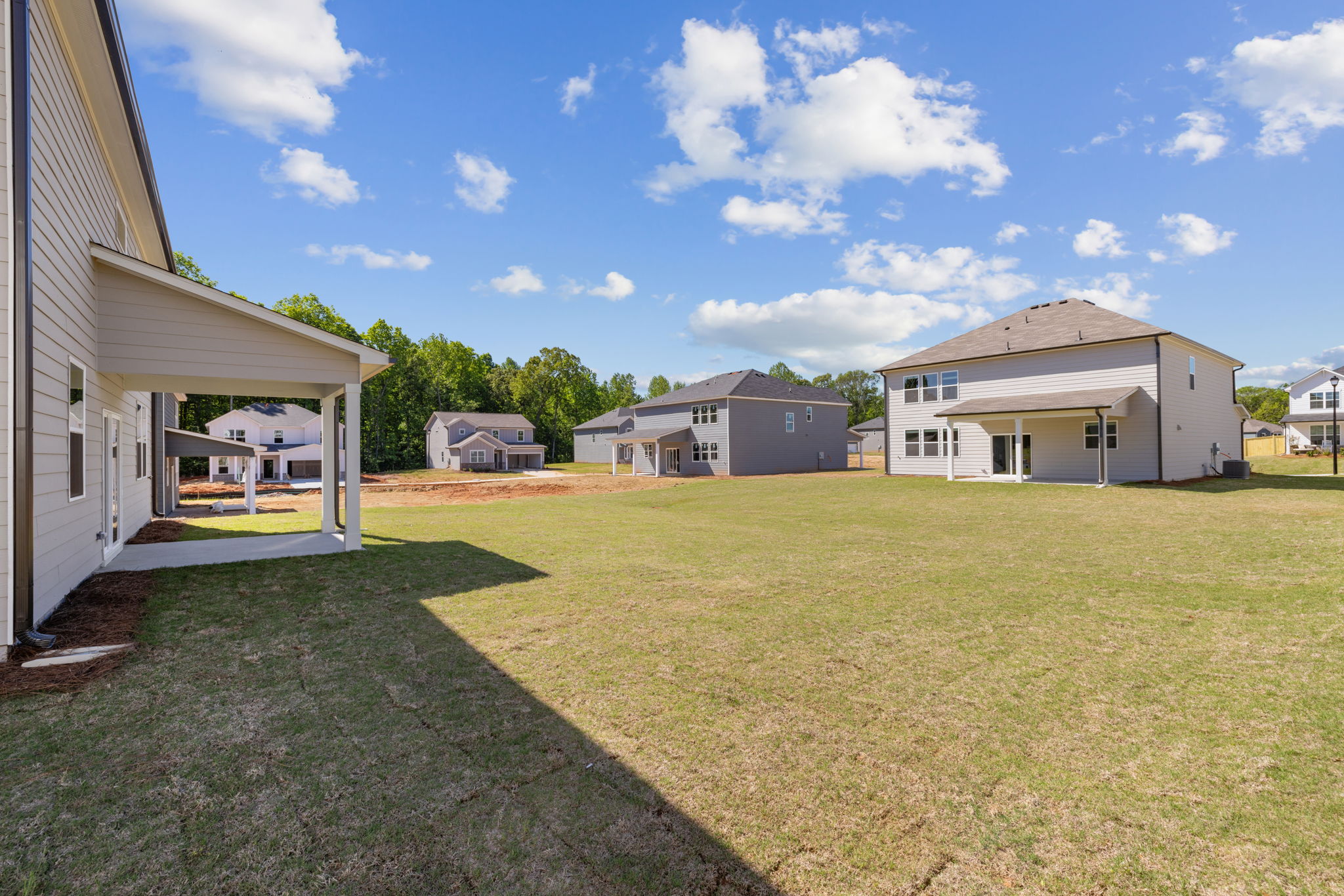 A group of houses.