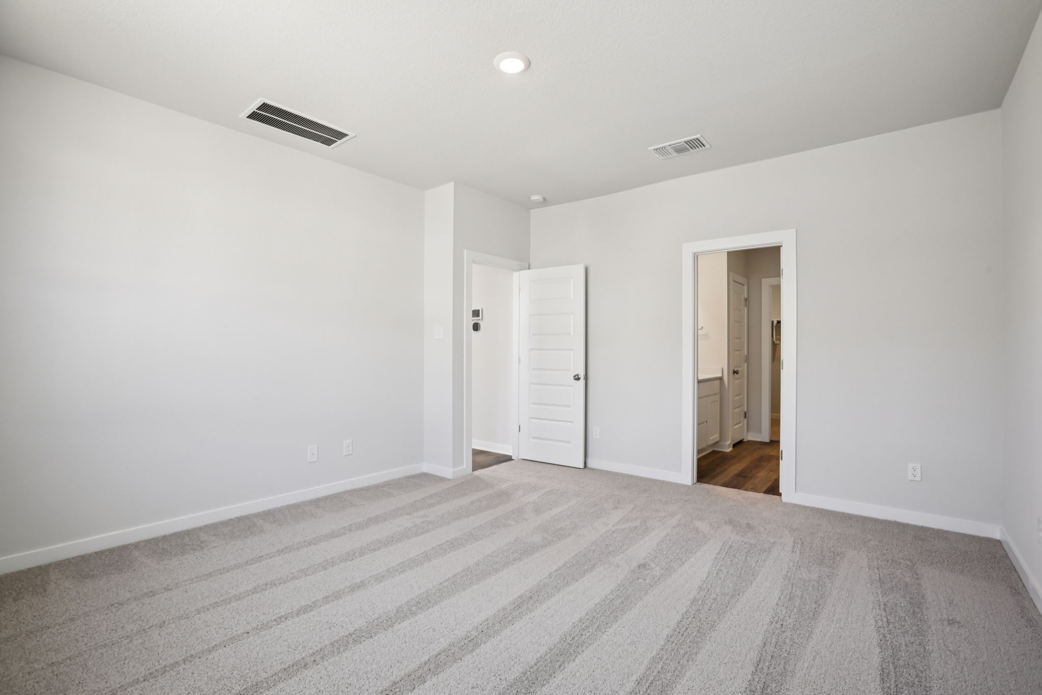 A room with white walls.