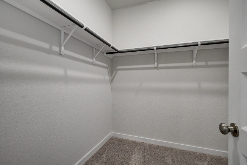 A staircase in a room.