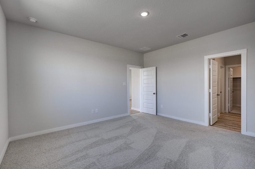 A room with white walls.