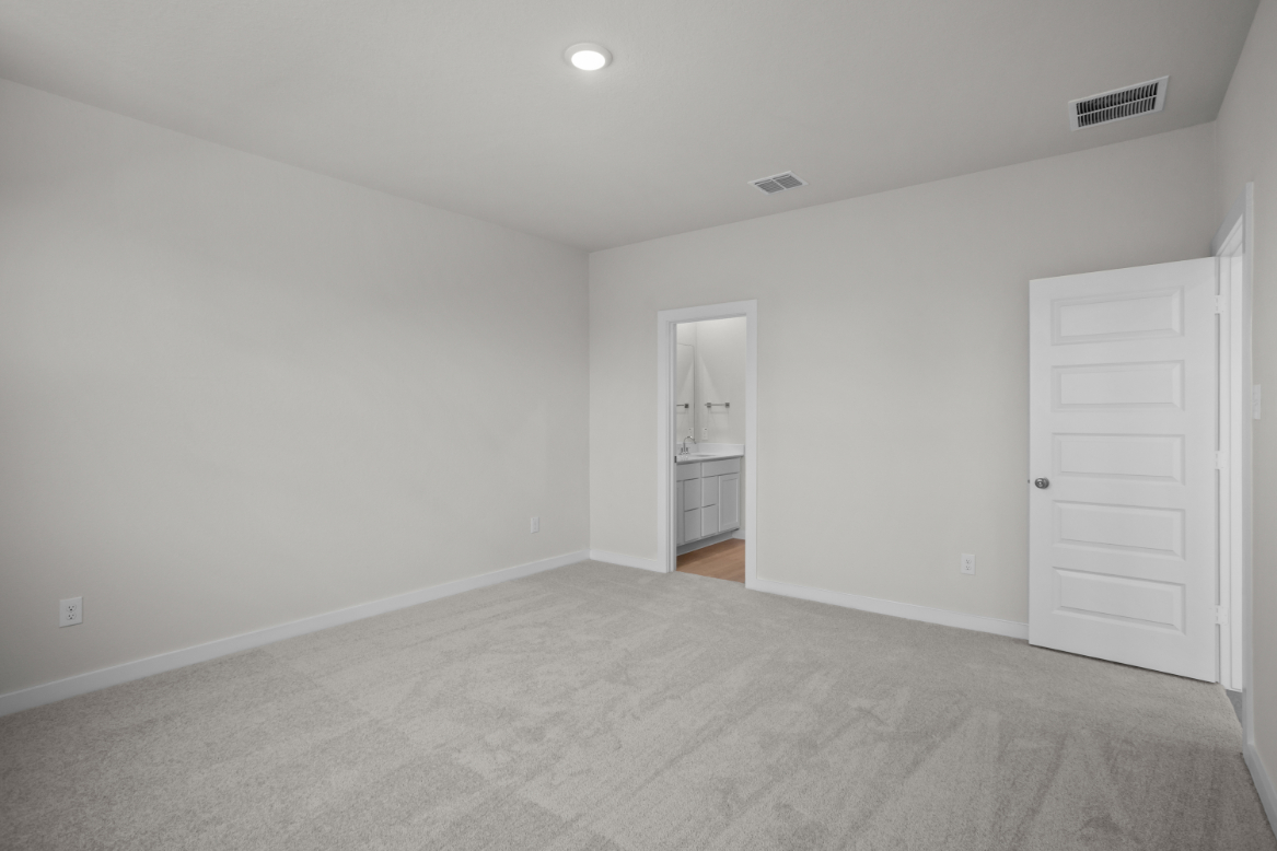 A room with white walls.