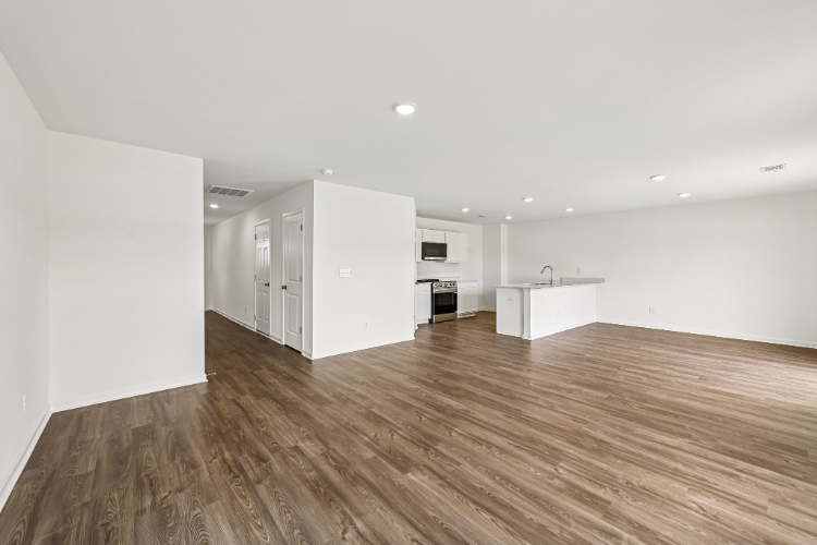 A large empty room.